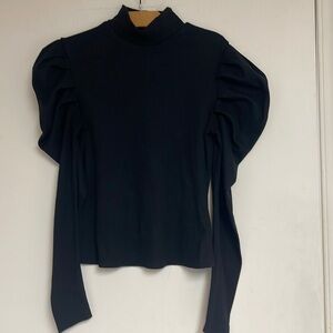 Black turtleneck top size extra small excellent condition